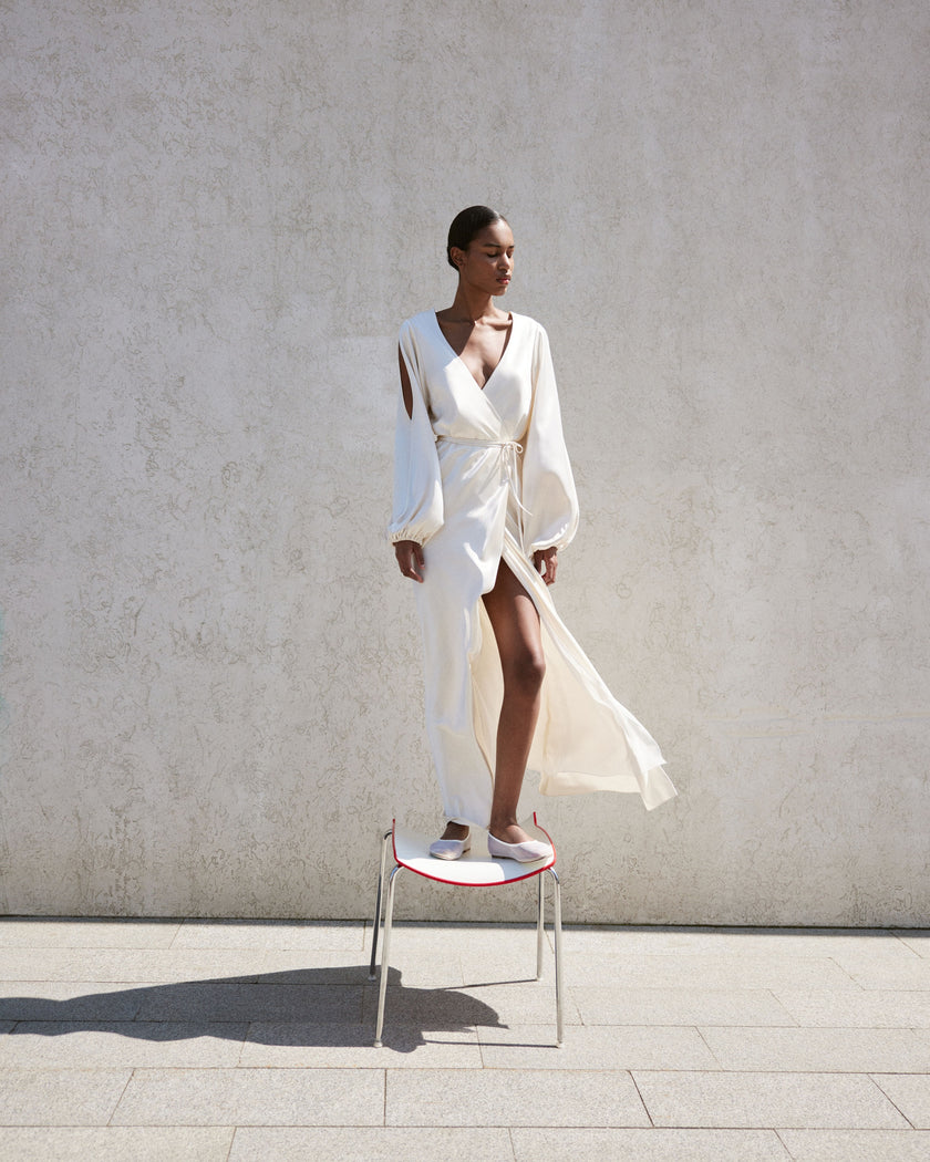 RHAYAN dress, ivory