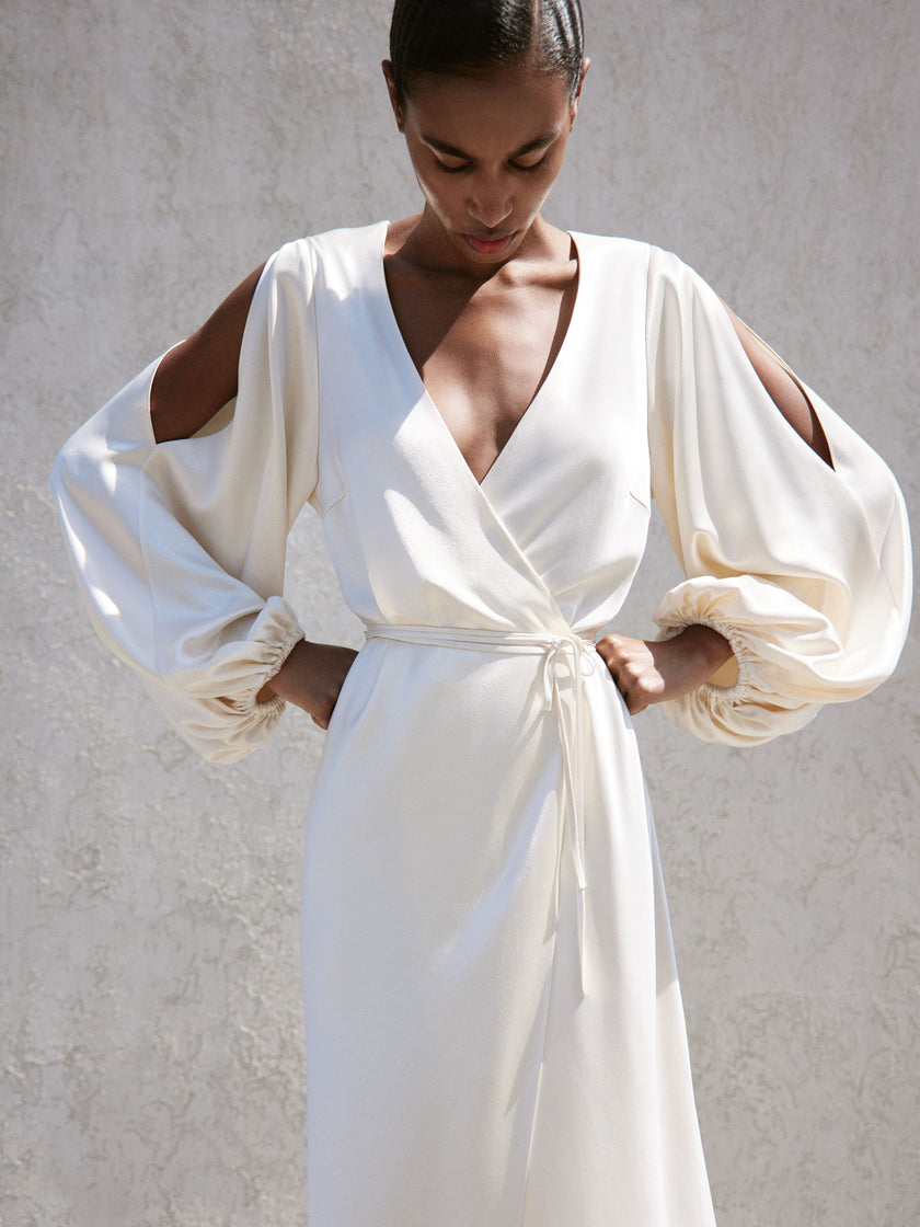RHAYAN dress, ivory