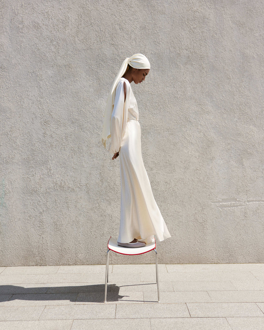 RHAYAN dress, ivory