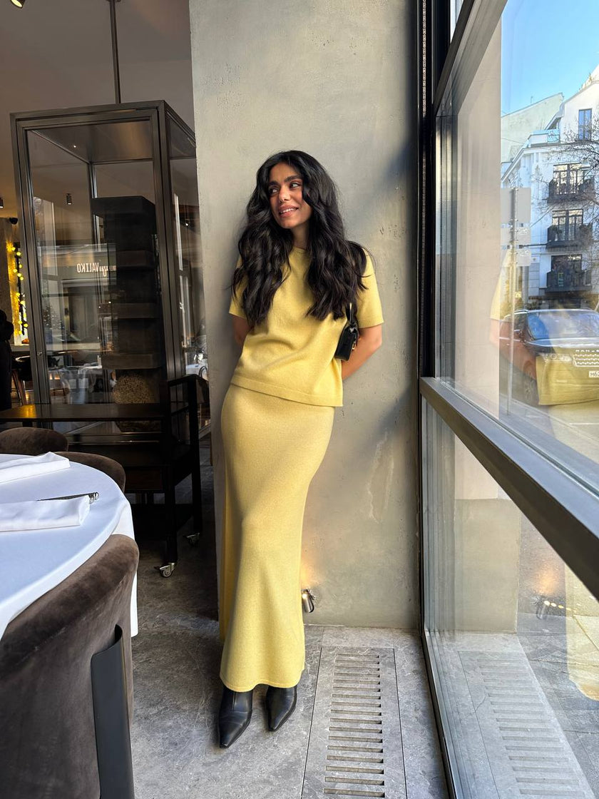 ALINA jumper, lemon