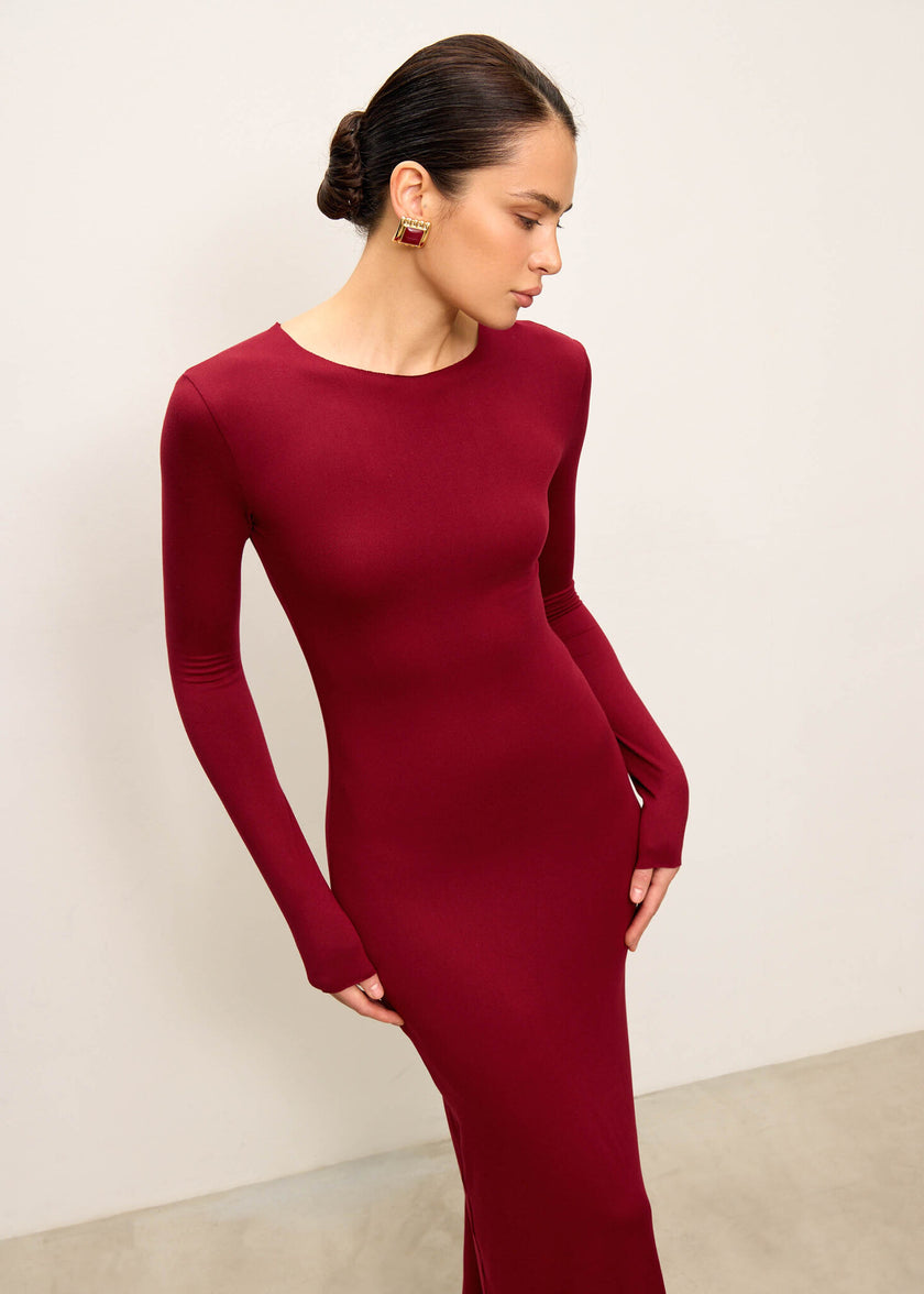 GIA dress, sangria