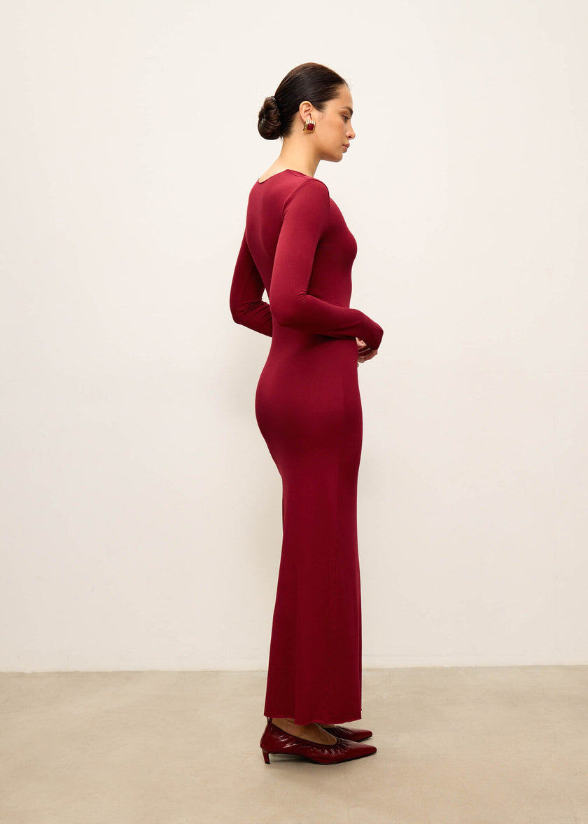 GIA dress, sangria