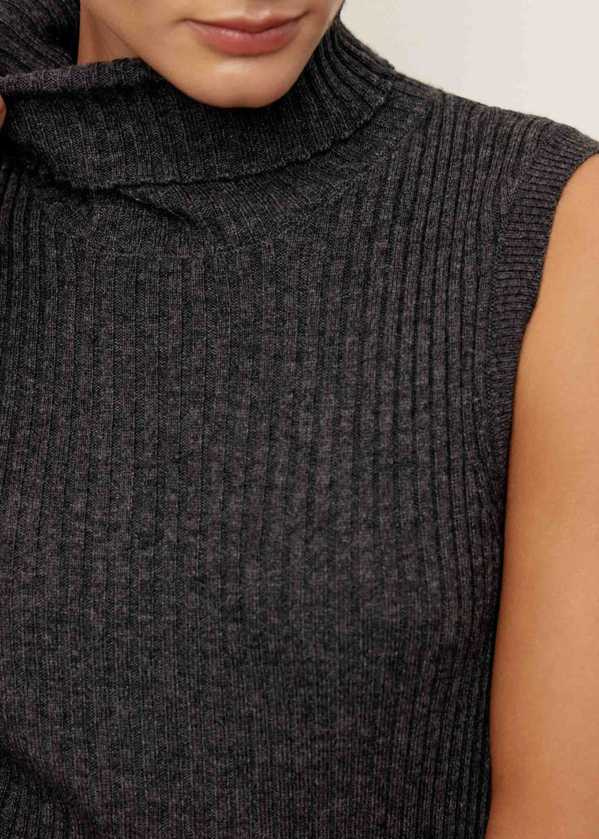 TATUM top, anthracite