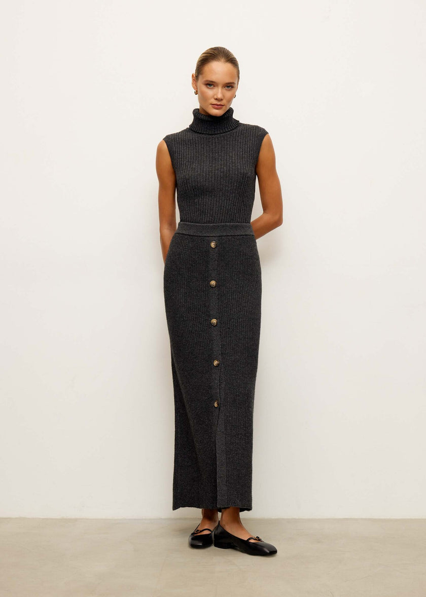 TATUM top, anthracite