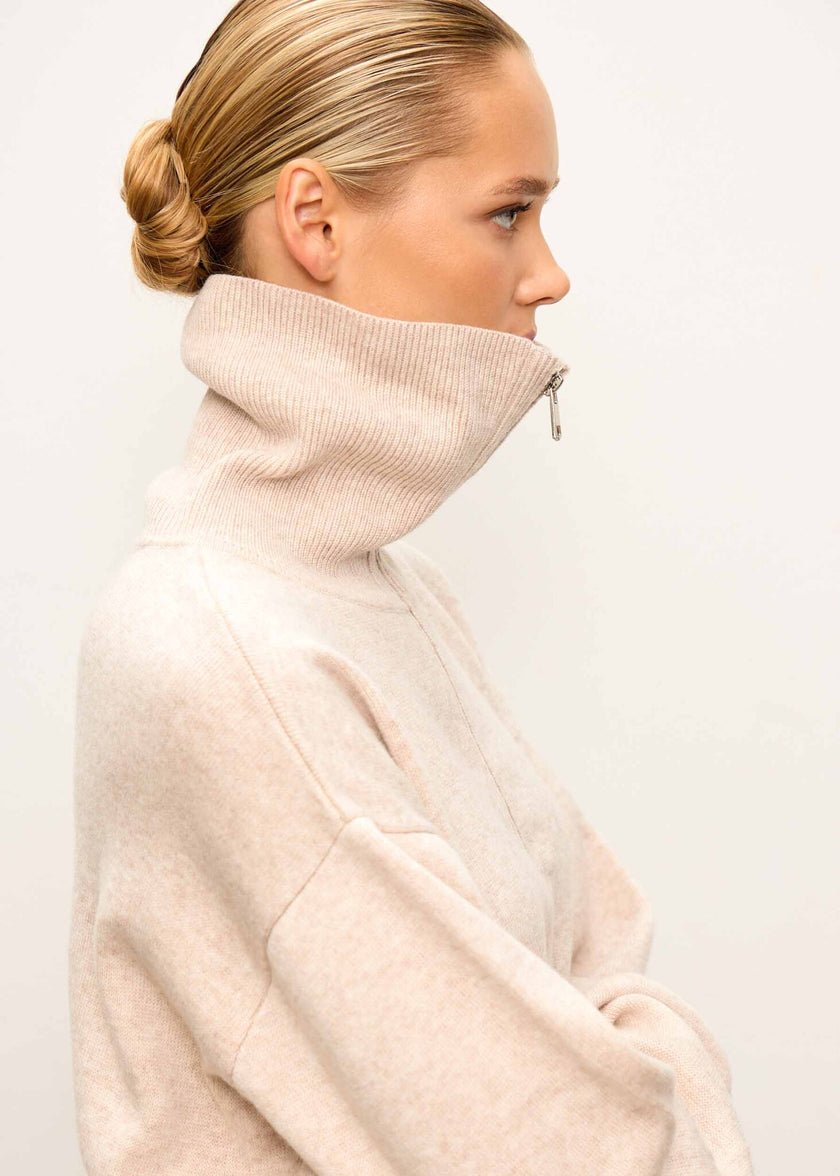 TATUM bomber, pearl