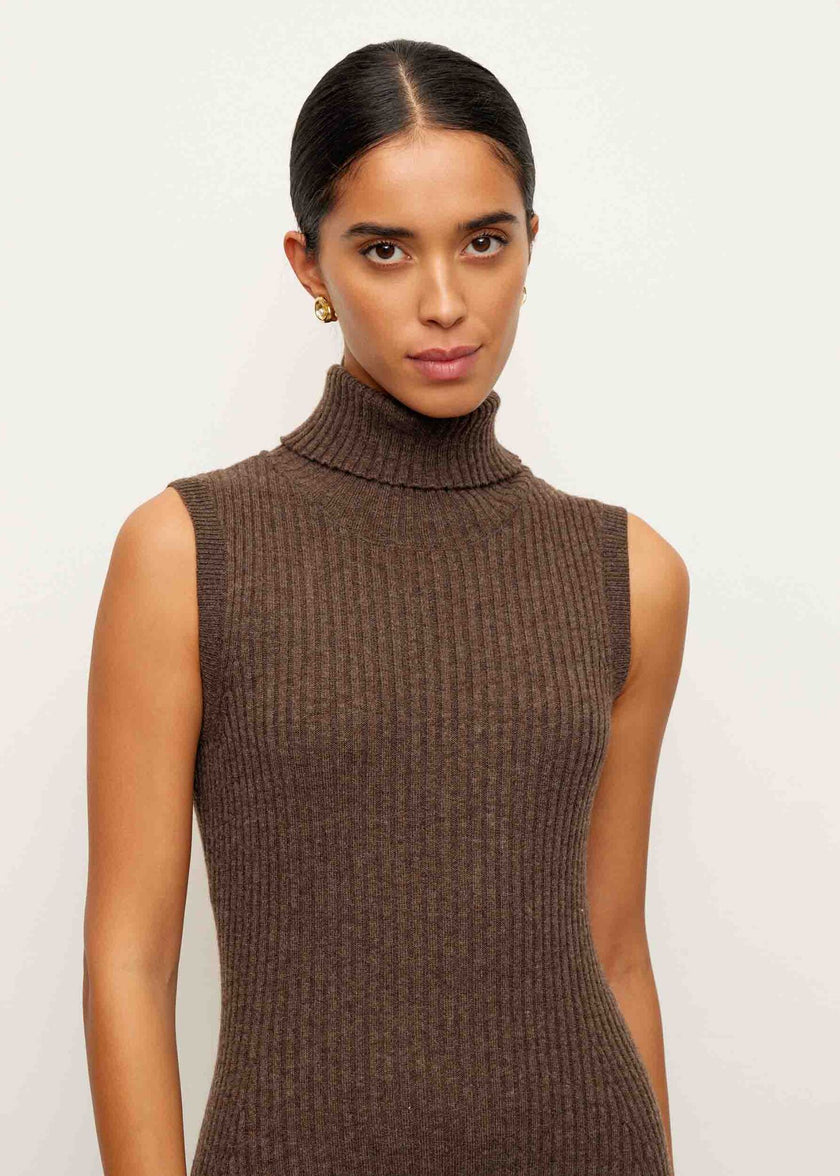 TATUM dress, chocolate