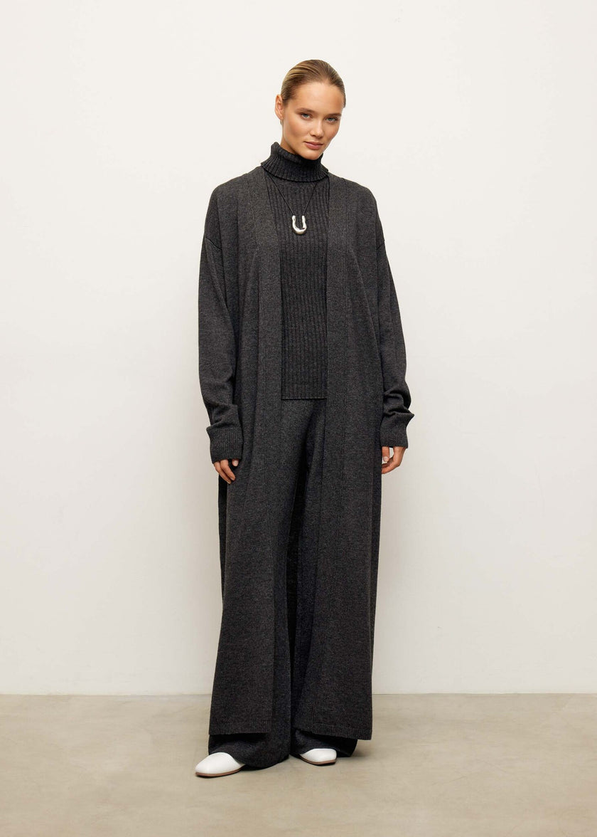TATUM cardigan, anthracite