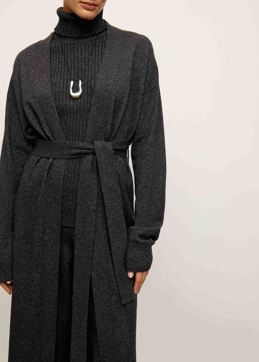 TATUM cardigan, anthracite