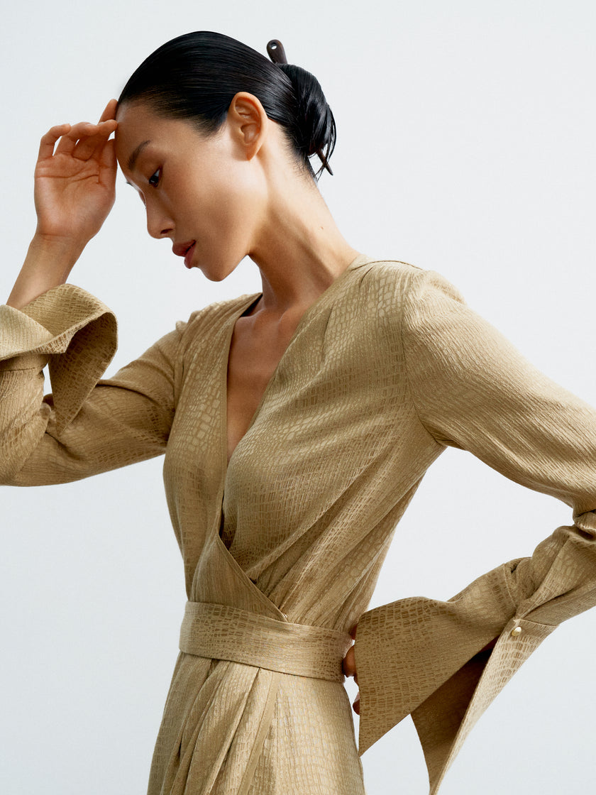 KASSIA dress, gold