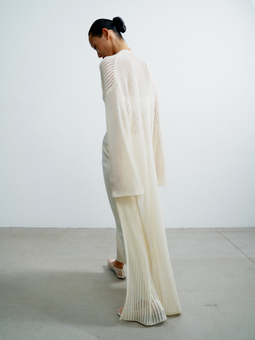 NOOR cardigan , ivory