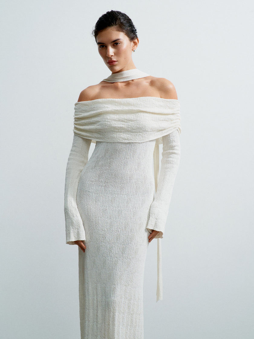 DAVIDA dress, milk