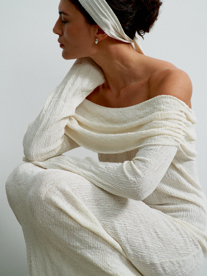 DAVIDA dress, milk