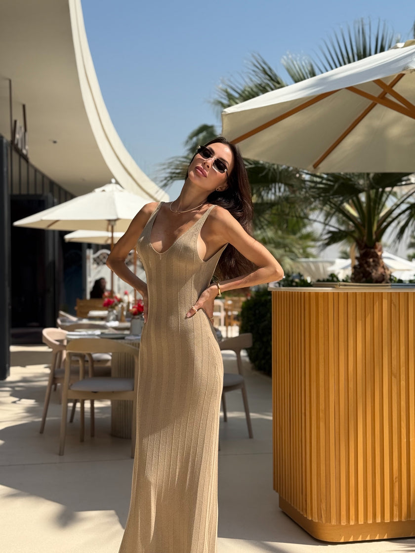 EDEN dress, beige