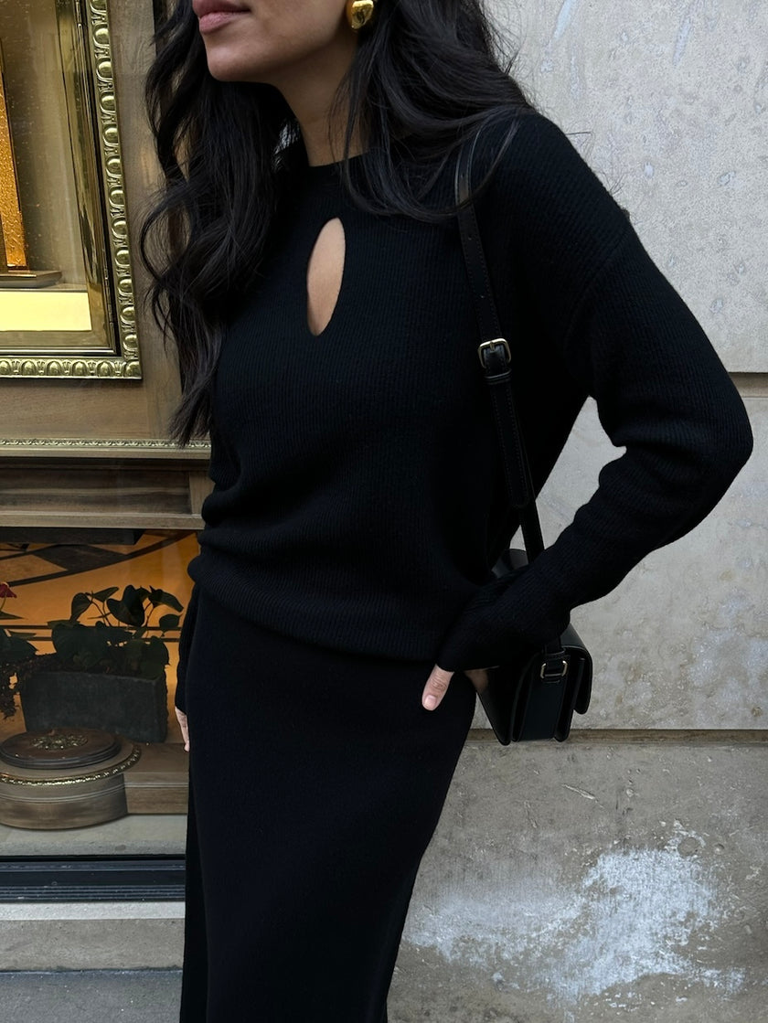 ALESSANDRA jumper, black