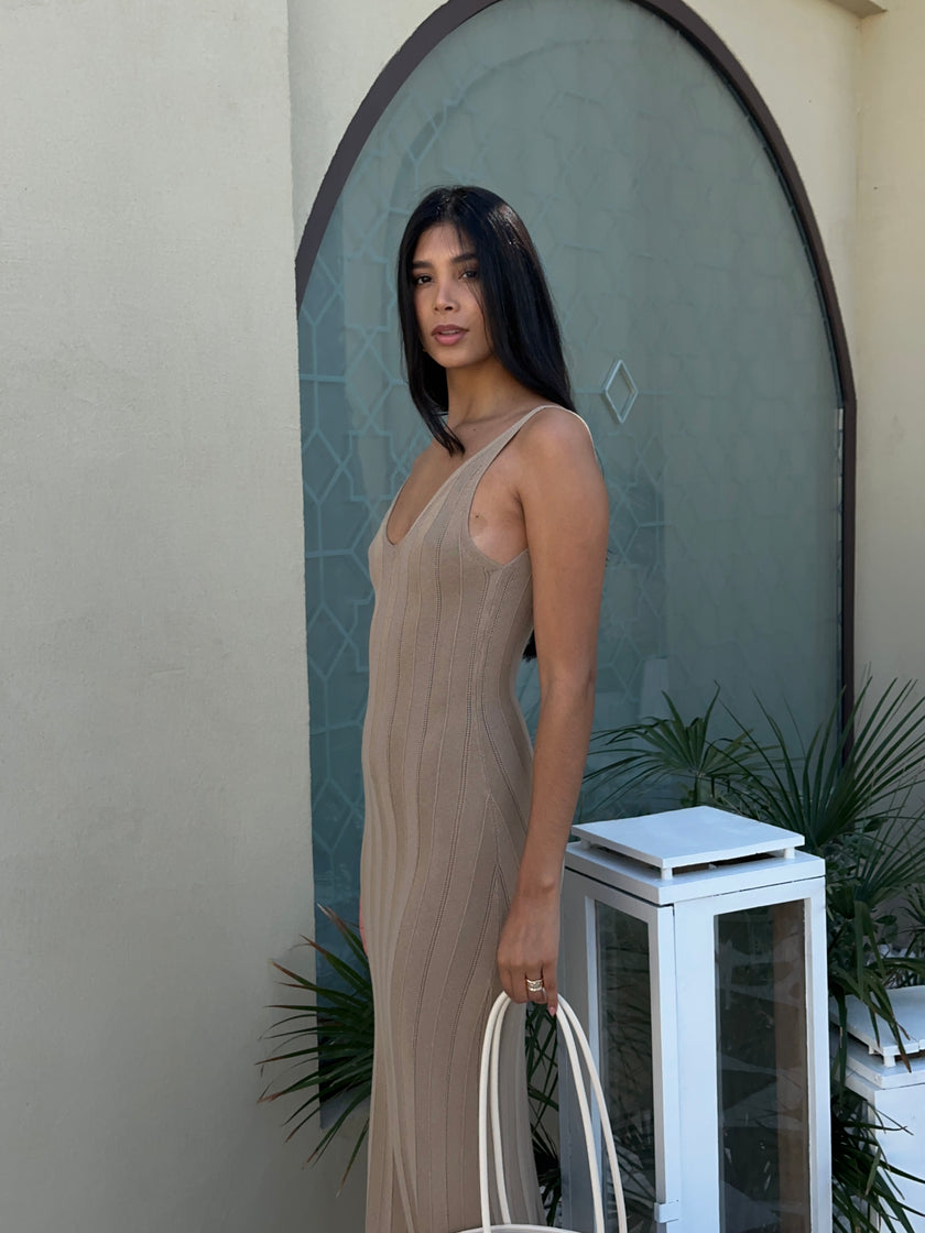 EDEN dress, beige