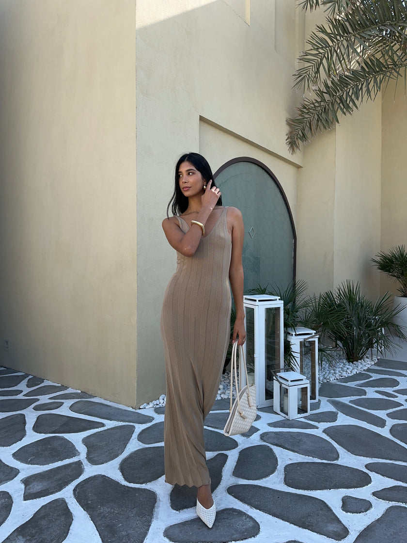 EDEN dress, beige