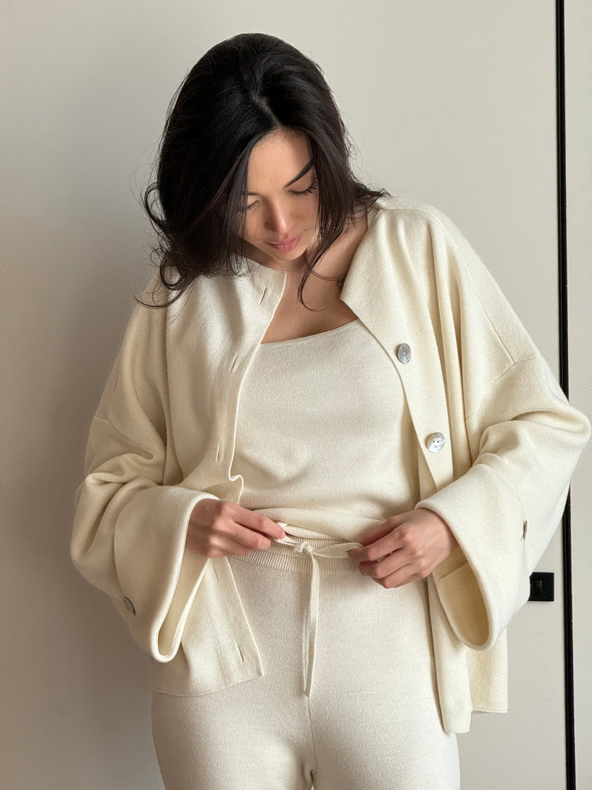MOLLY cardigan, milk