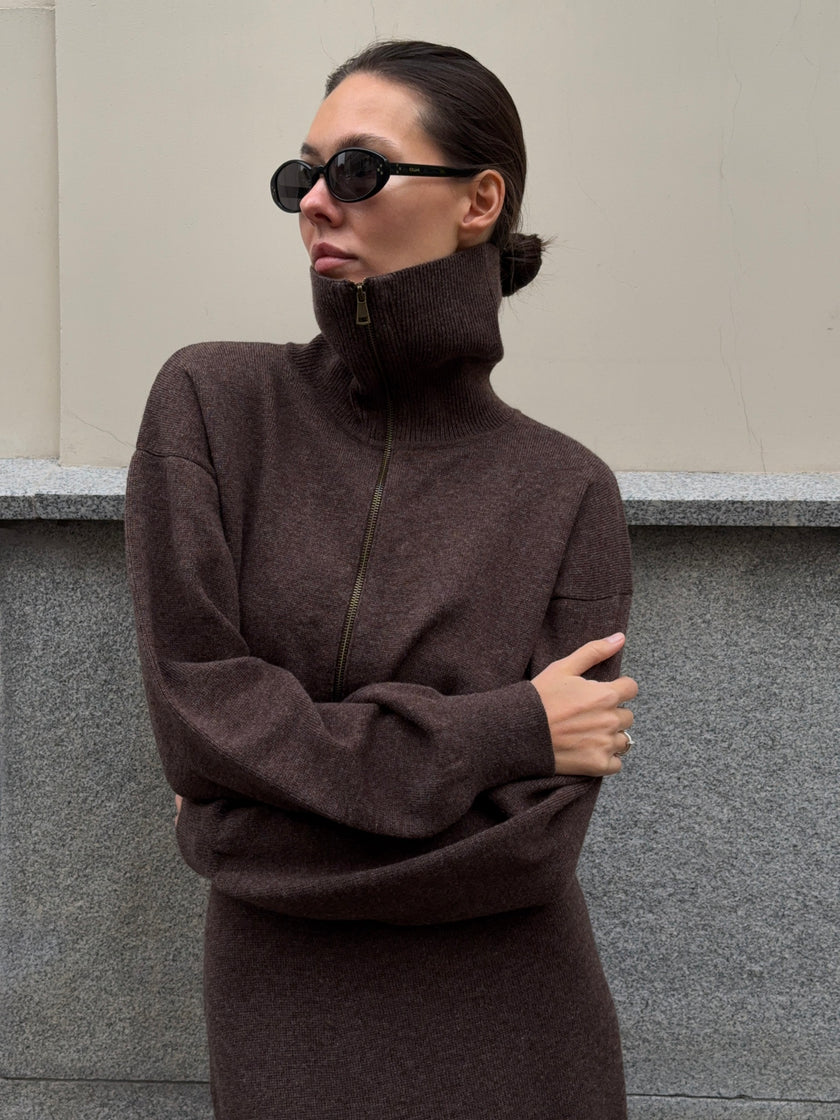 TATUM bomber, chocolate