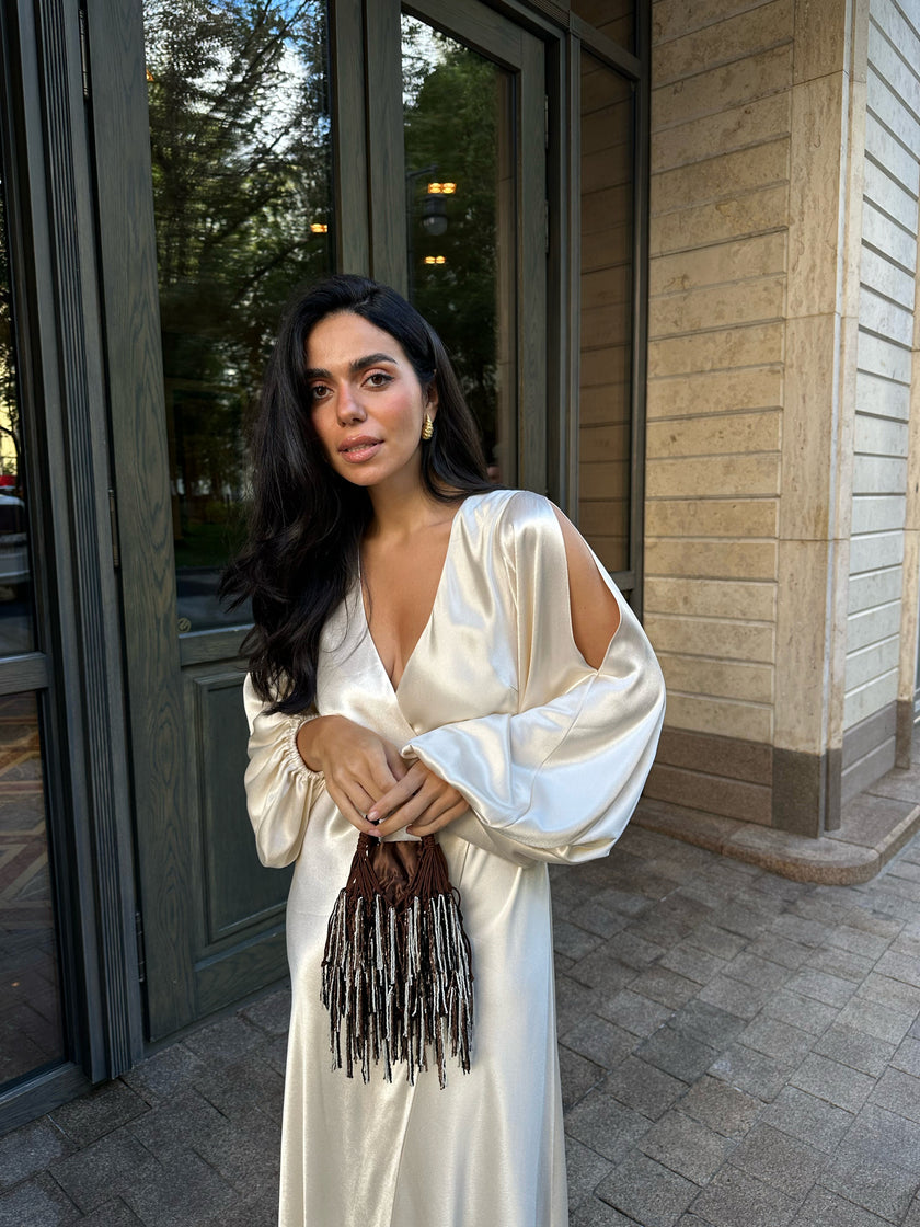 RHAYAN dress, ivory