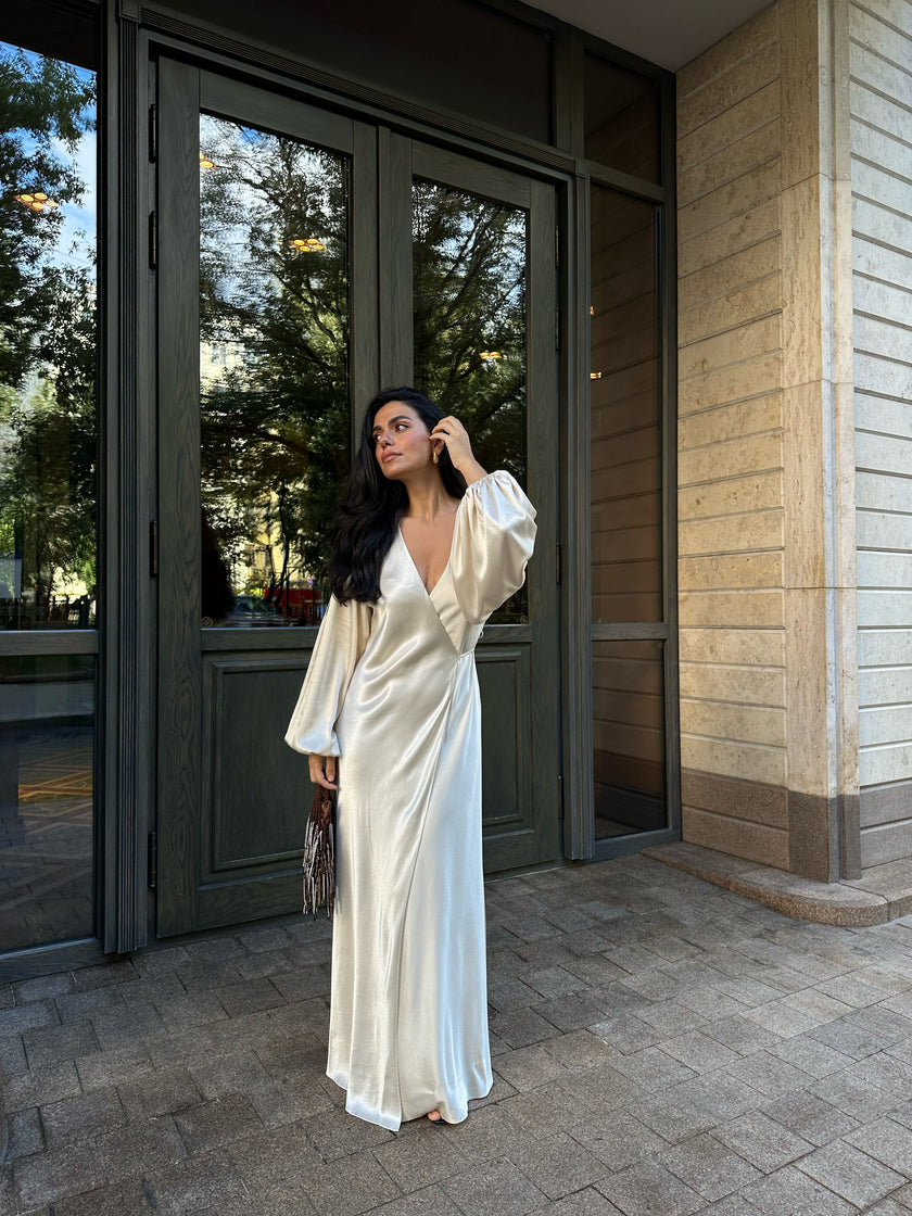 RHAYAN dress, ivory