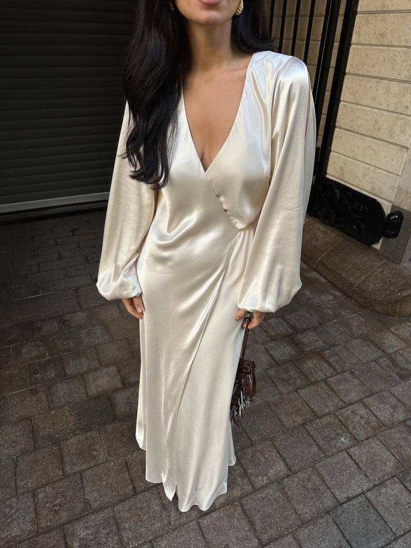 RHAYAN dress, ivory