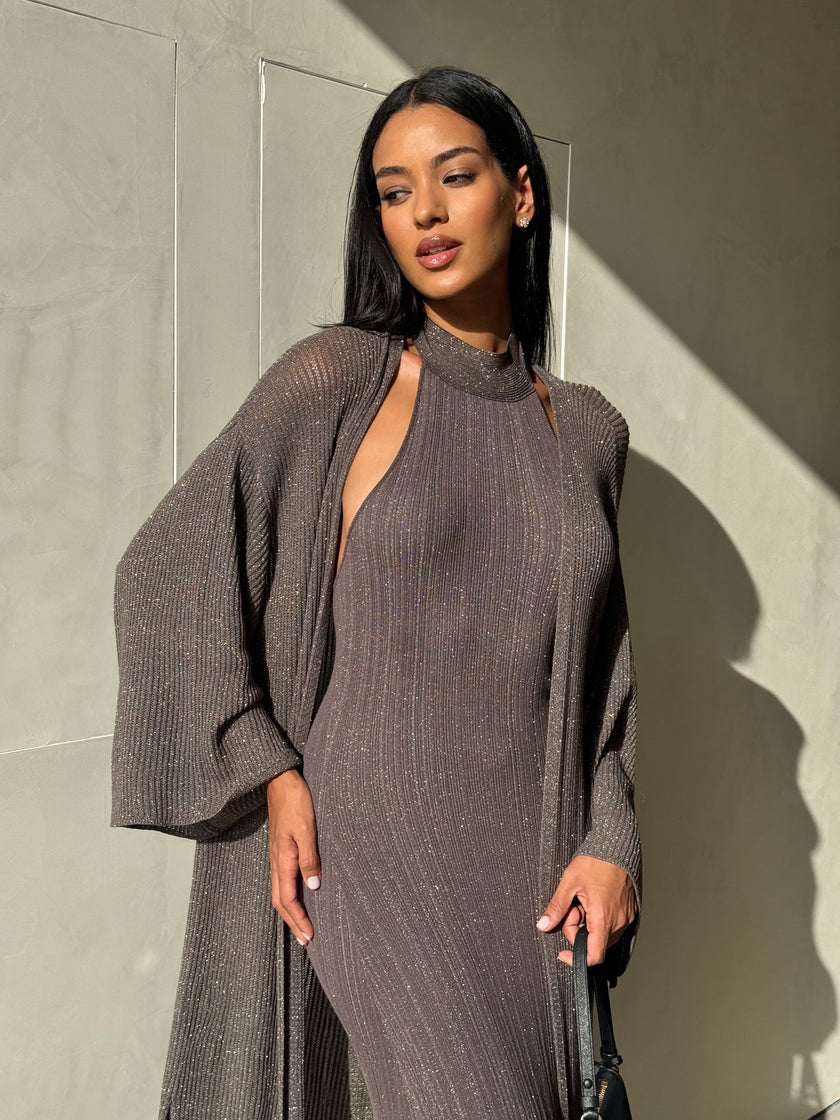 IREN cardigan , ardesia