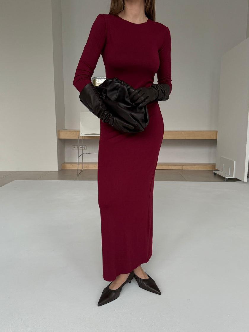GIA dress, sangria