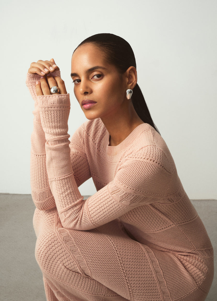 ZELMA dress, dusty rose