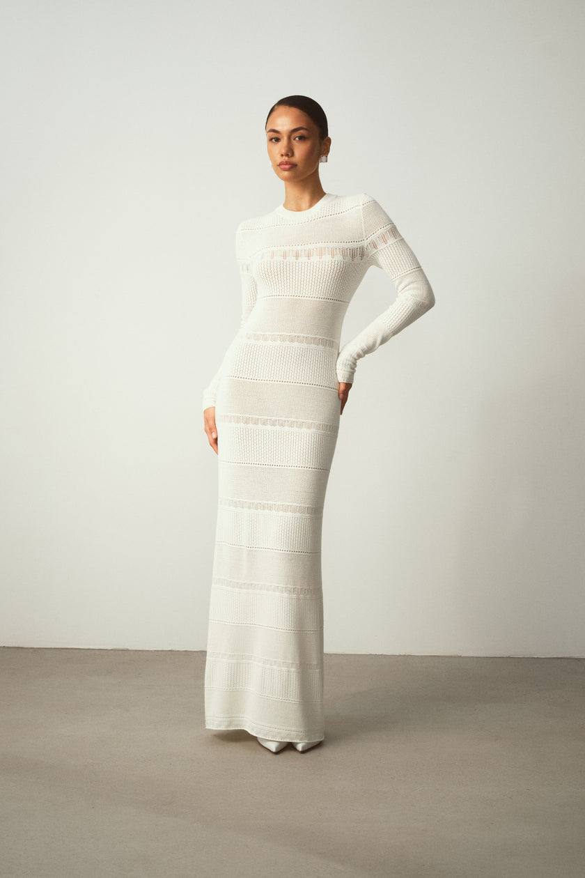 ZELMA dress, ivory