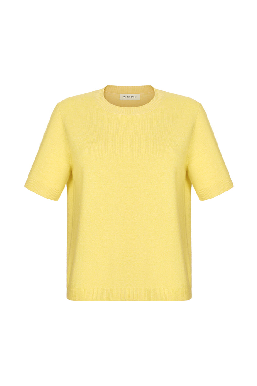 ALINA jumper, lemon