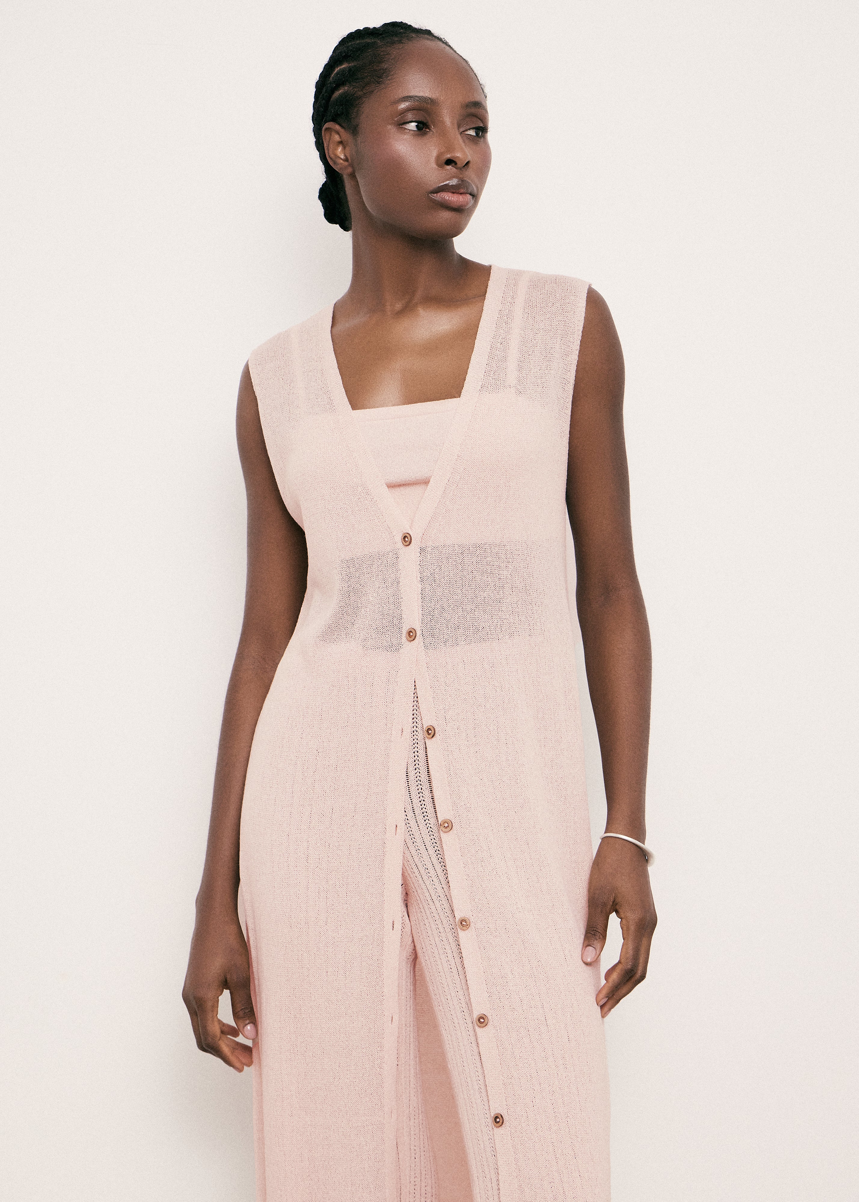 SAINT-TROPEZ cardigan, pink