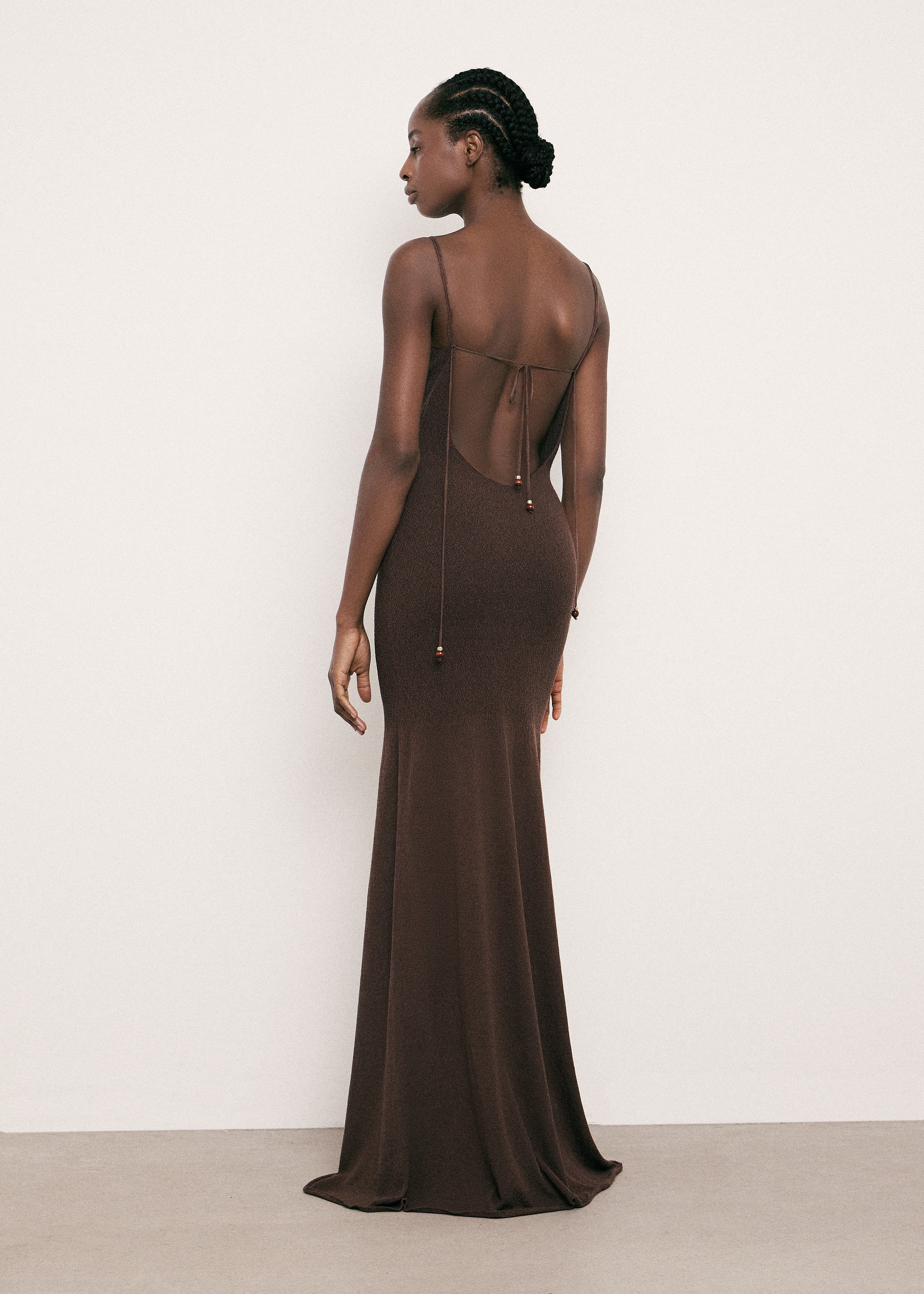 SAINT-TROPEZ dress, chocolate