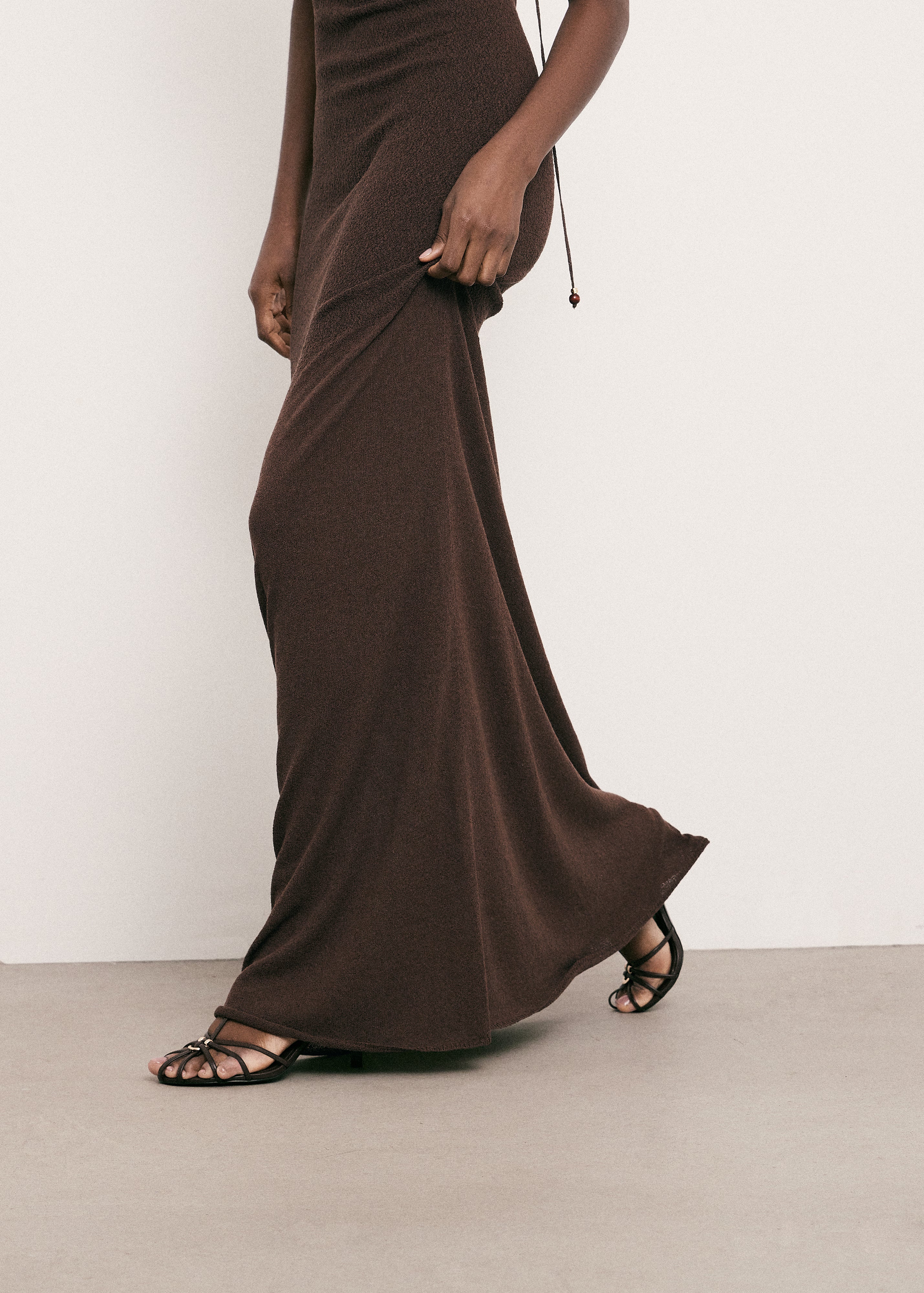 SAINT-TROPEZ dress, chocolate