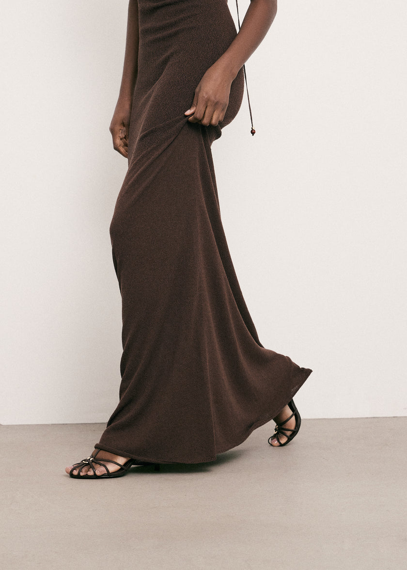 SAINT-TROPEZ dress, chocolate