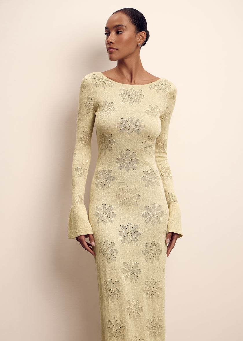 GAYA dress, lemon