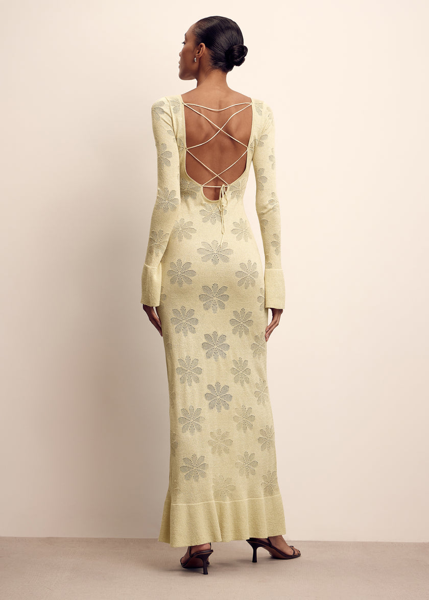 GAYA dress, lemon
