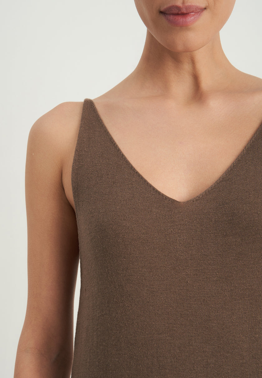 NARINA dress, warm gray