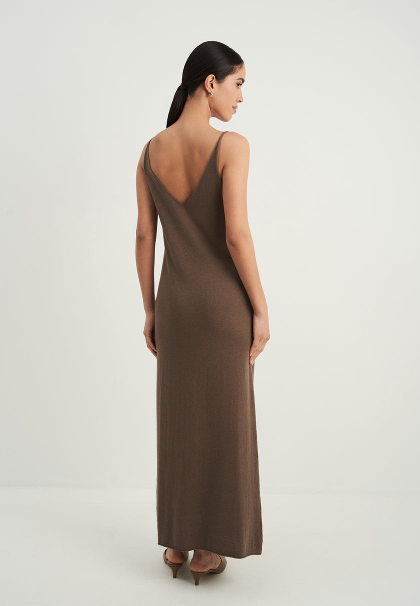 NARINA dress, warm gray