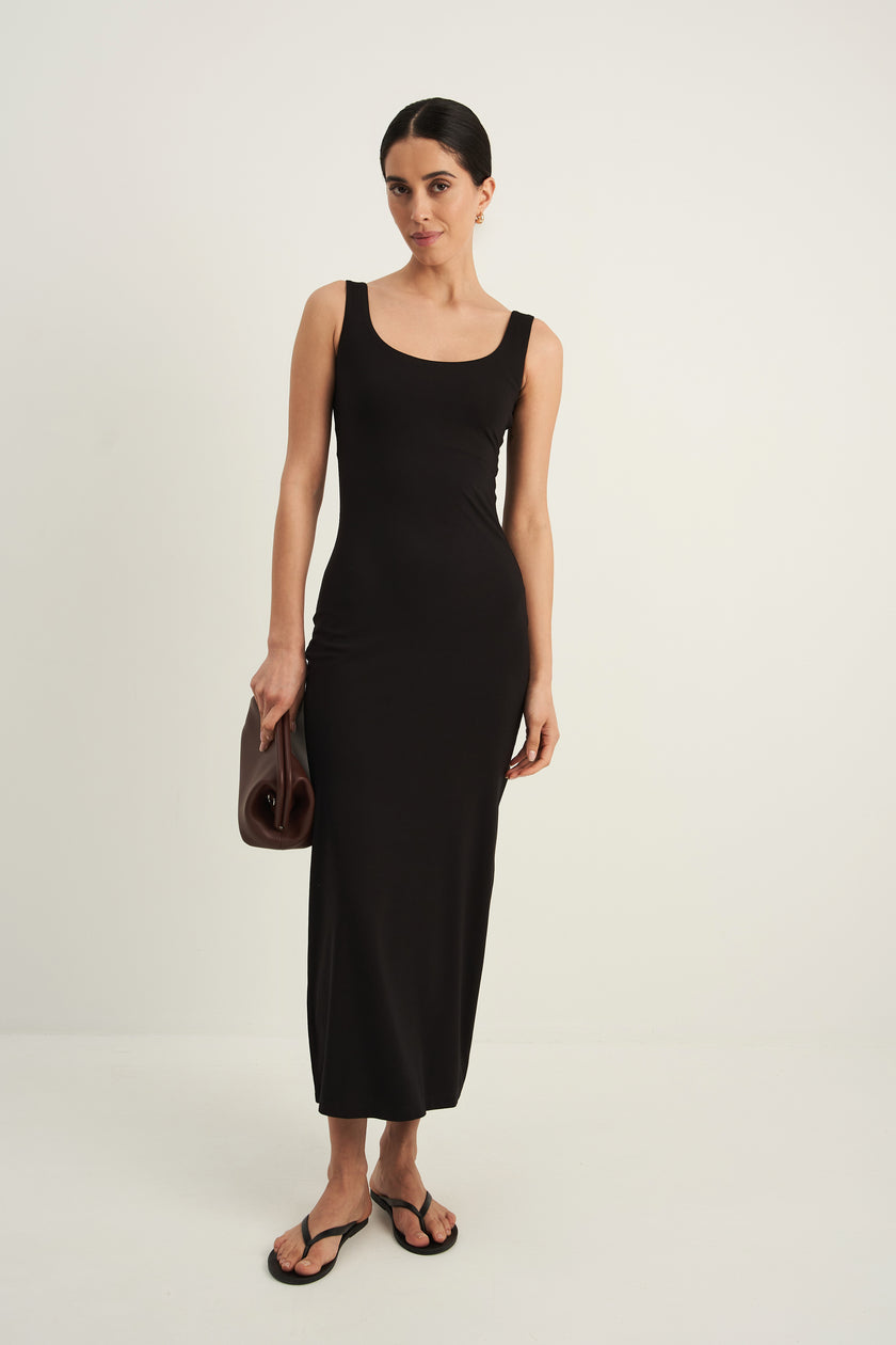 EVA dress, black