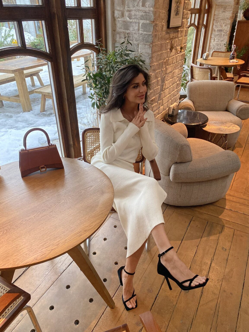 ADEL dress, ivory