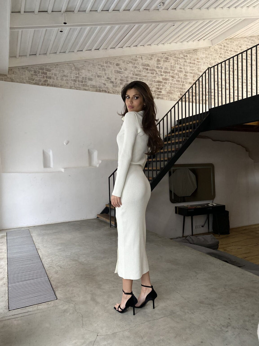 ADEL dress, ivory