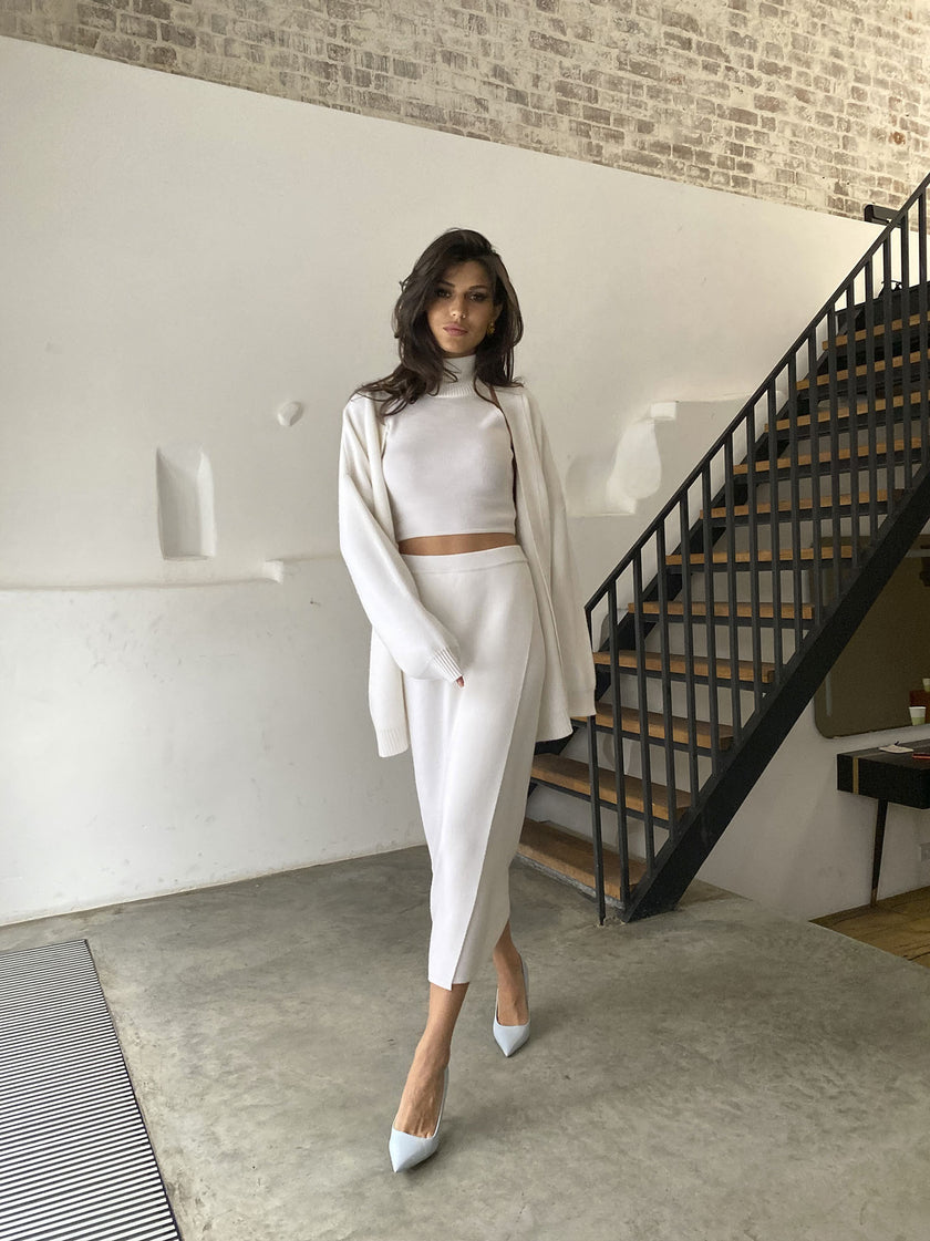 AMUSE cardigan, white