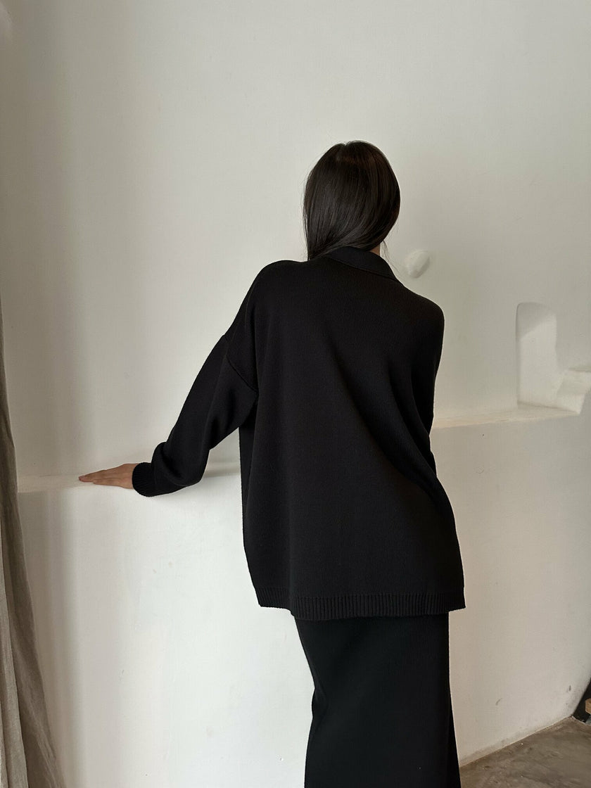 AMUSE cardigan, black