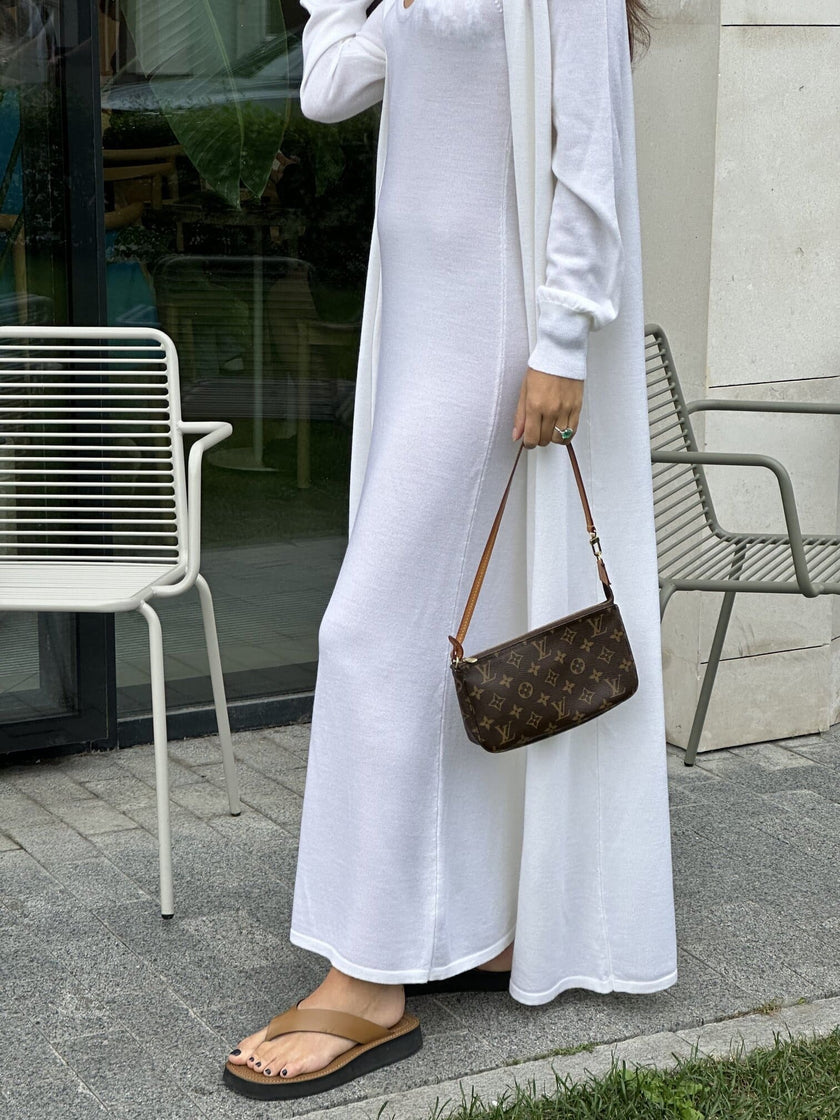 STORY cardigan, milk