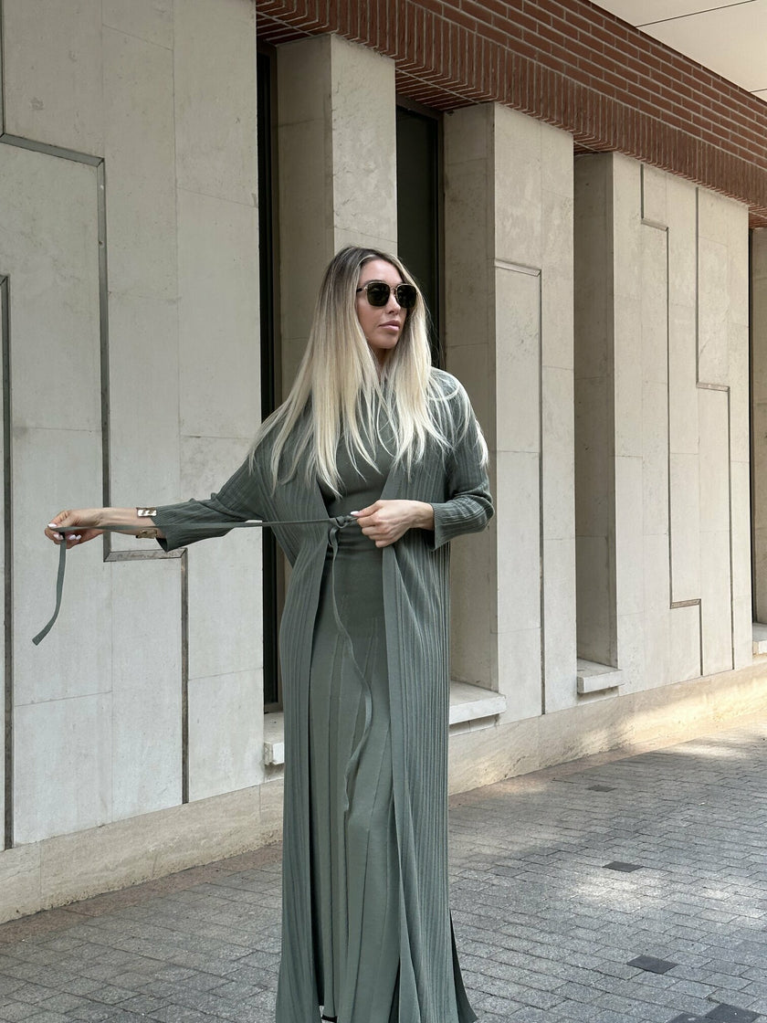VESTA cardigan, khaki