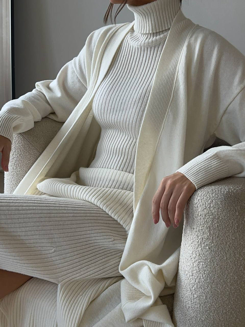 TATUM cardigan, milk
