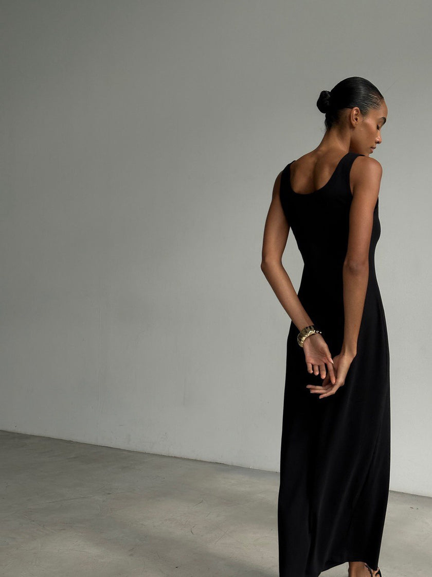 EVA dress, black