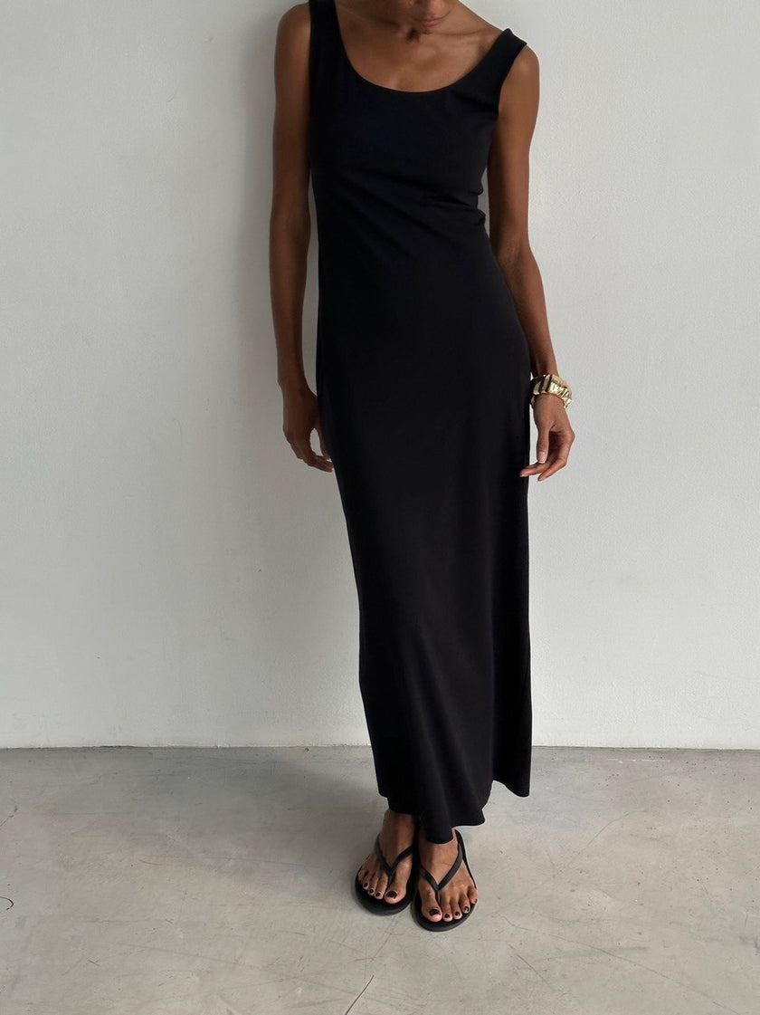 EVA dress, black