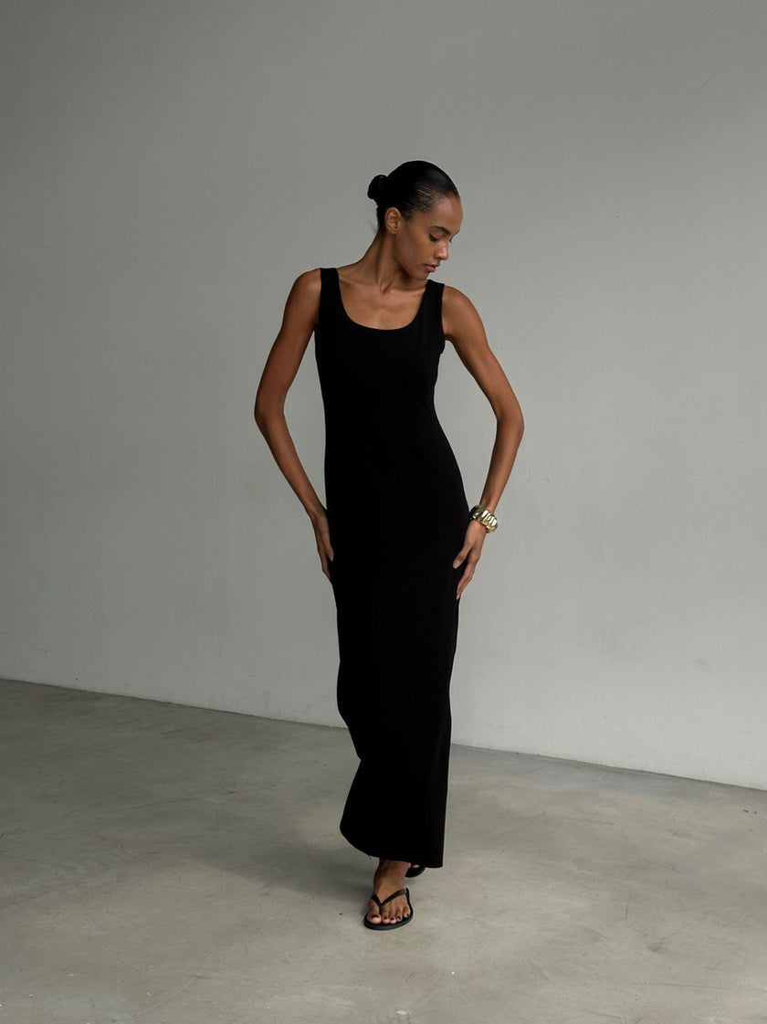 EVA dress, black