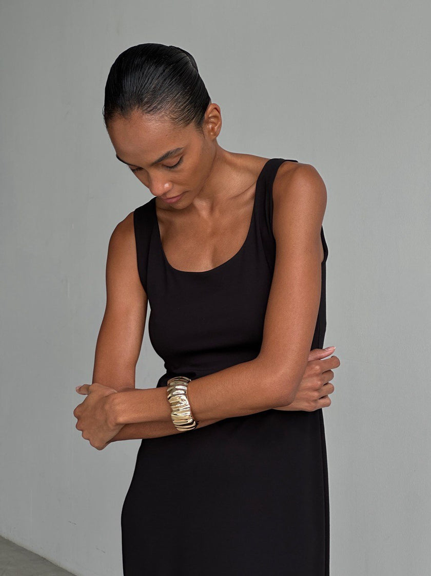 EVA dress, black